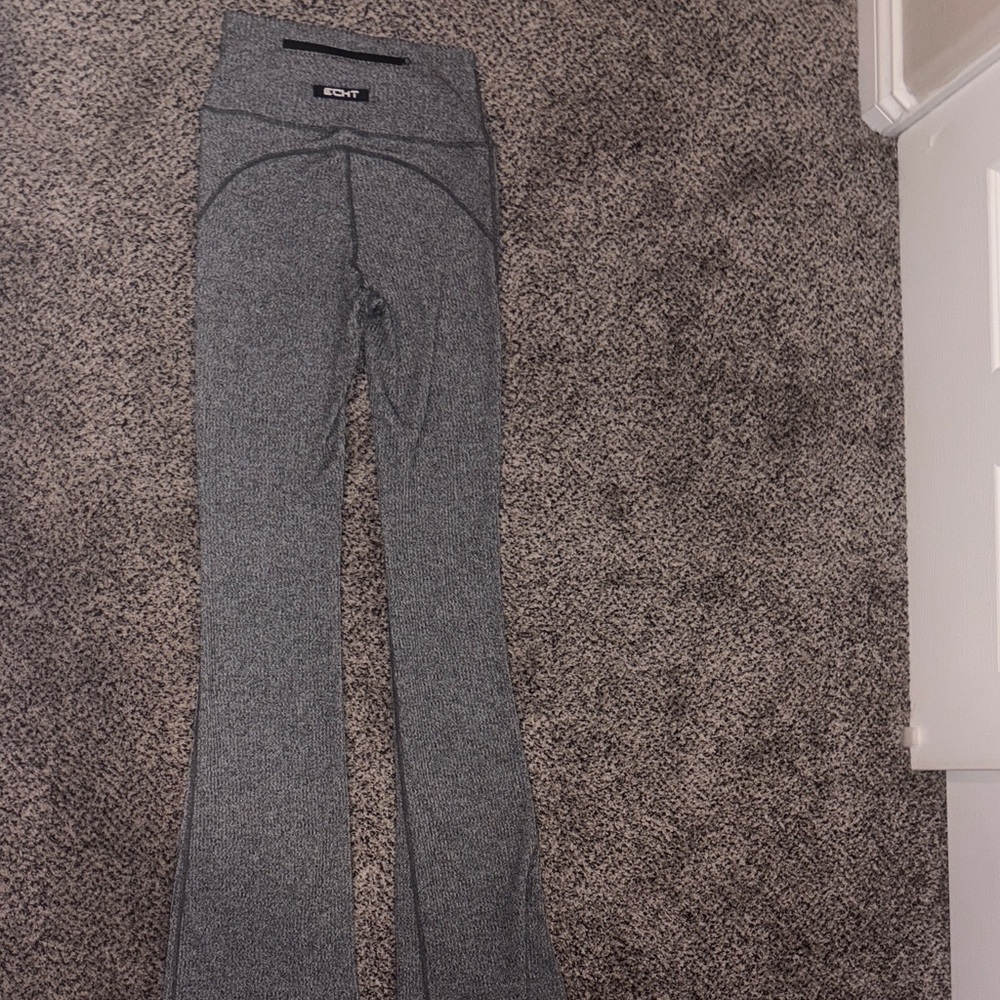 ECHT Charcoal Ribbed Leggings